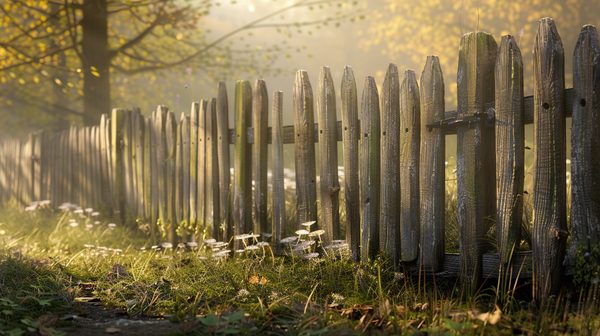 Ganivelle en bois de châtaignier: élégance et durabilité